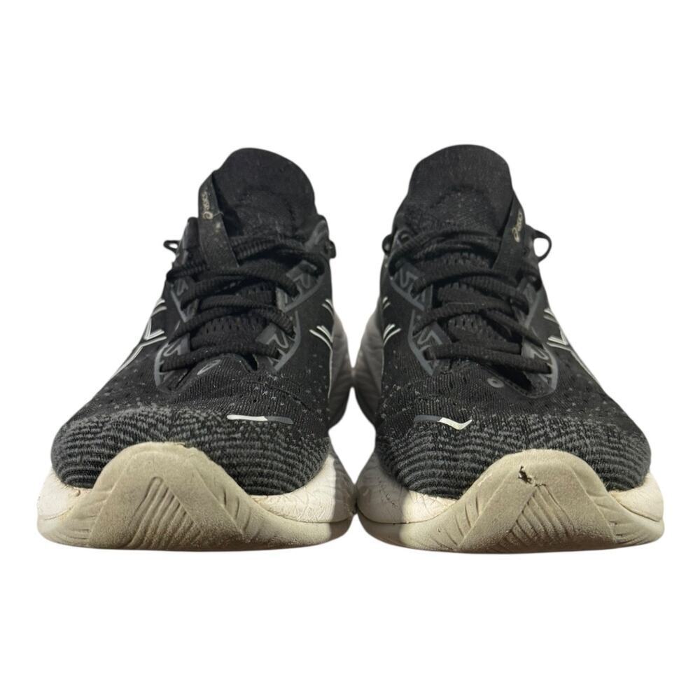 Asics Gel-Cumulus 26 Shoes Men’s Size 9.5N Black White Jogging Trainer Support - Picture 2 of 8